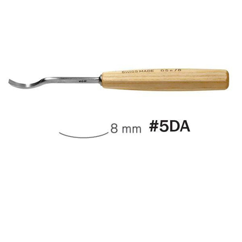 Spoon Gouge - Types:Intermediate Size - Sweep:Number 5 - Size:8 mm